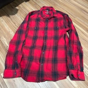 Urban Pipeline Red and Black Plaid Men's Shirt Size XL